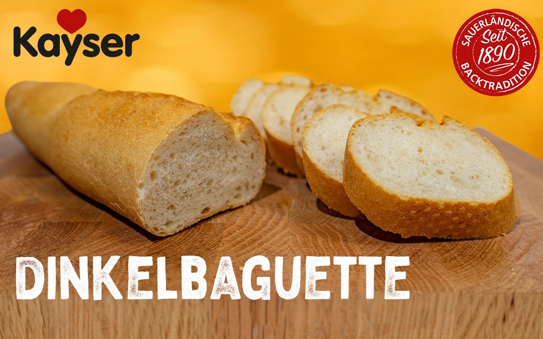 Neu: Dinkelbaguette – Jetzt probieren